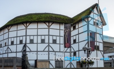 Globe Theatre In London Stock Photo