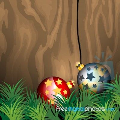 Glossy Ball Christmas Stock Image