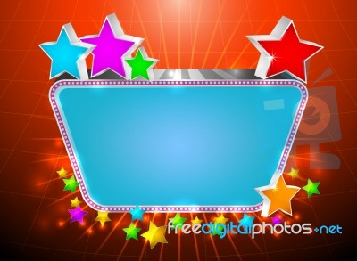 Glossy Marquee Stock Image