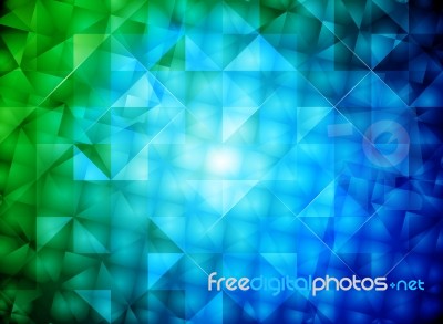 Glossy Square Shape Stock Image