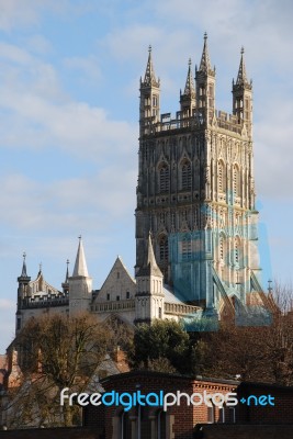 Gloucester Cathedral Stock Photo