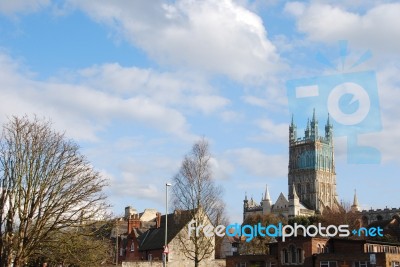 Gloucester Cathedral Stock Photo