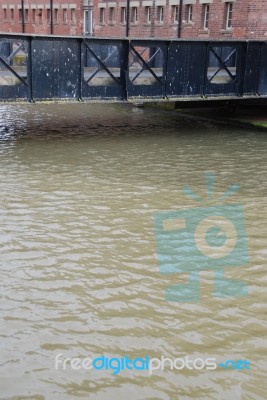 Gloucester Docks (bridge Detail) Stock Photo