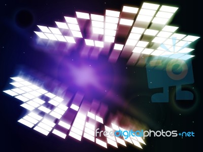 Glow Background Represents Light Burst And Abstract Stock Image