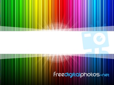 Glow Copyspace Indicates Light Burst And Color Stock Image