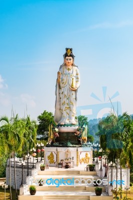 Goddess Of Mercy Known As Quan Yin Or Guan Yin Or Guan Yim Stock Photo