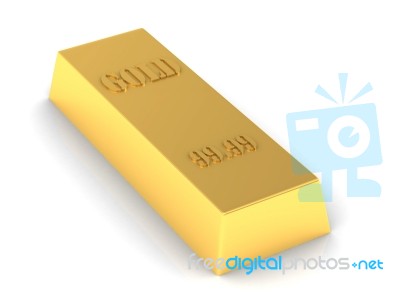 Gold Bar Stock Image