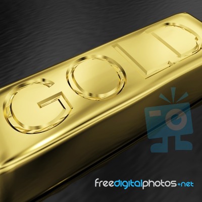 Gold Bar Stock Image