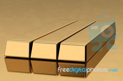 Gold Bar Stock Image