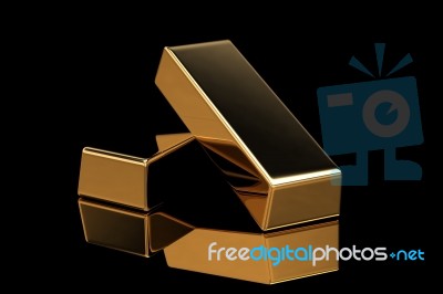 Gold Bar Stock Image