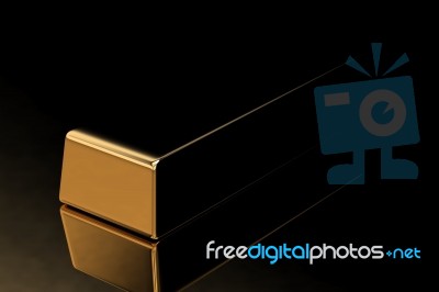 Gold Bar Stock Image