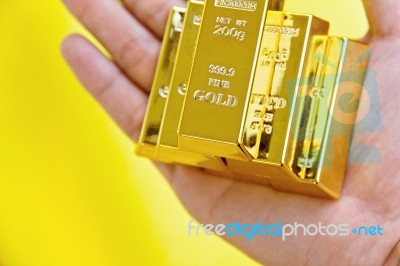 Gold Bars Stock Photo