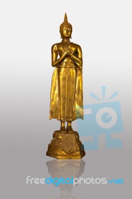 Gold Buddha Image Stock Photo