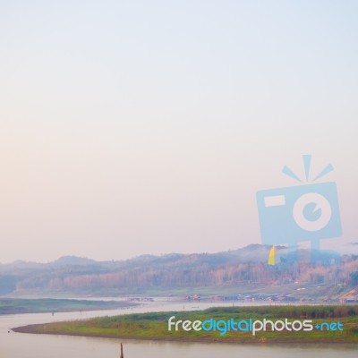 Gold Buddhagaya Pagoda Stock Photo