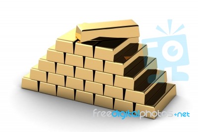 Gold Bullion Stock Image