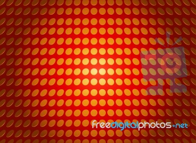 Gold Circular Pattern Stock Image