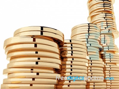 Gold Coins Stock Image