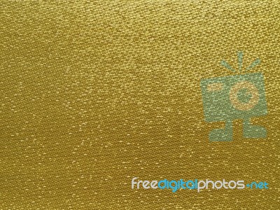 Gold Fabric Material Stock Photo