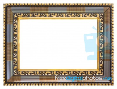 Gold Frame Stock Photo