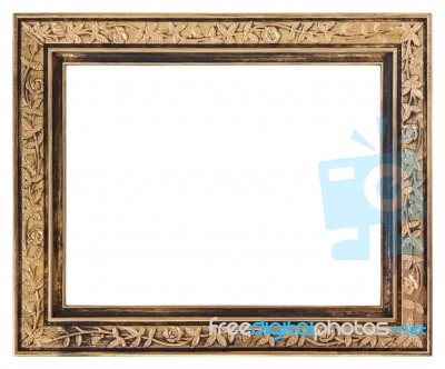 Gold Frame Stock Photo