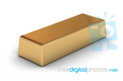 Gold Ingot Stock Image