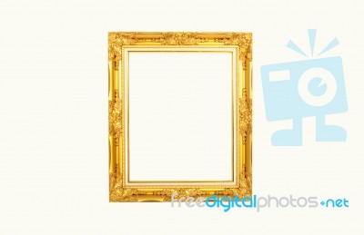 Gold Louise Photo Frame Stock Photo