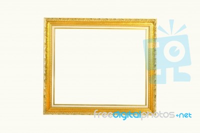 Gold Louise Photo Frame Stock Photo