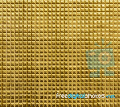 Gold Mosaic Tiles Texture Stock Photo