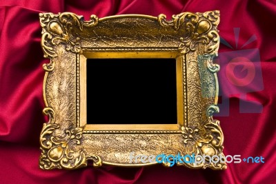 Gold Picture Frame Stock Photo