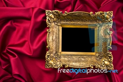 Gold Picture Frame Stock Photo