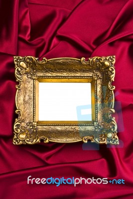 Gold Picture Frame Stock Photo