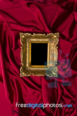 Gold Picture Frame Stock Photo