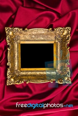 Gold Picture Frame Stock Photo