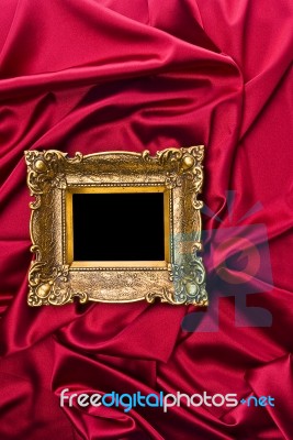 Gold Picture Frame Stock Photo