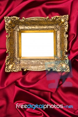 Gold Picture Frame Stock Photo