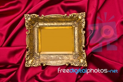 Gold Picture Frame Stock Photo