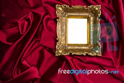 Gold Picture Frame Stock Photo