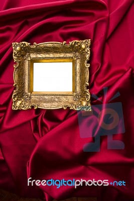 Gold Picture Frame Stock Photo