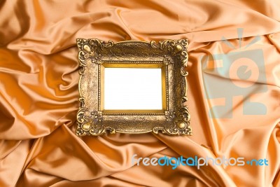 Gold Picture Frame Stock Photo