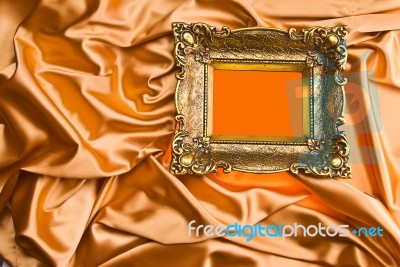 Gold Picture Frame Stock Photo