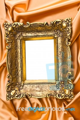 Gold Picture Frame Stock Photo