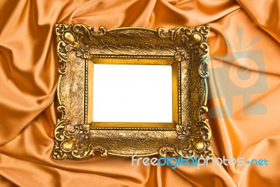 Gold Picture Frame Stock Photo