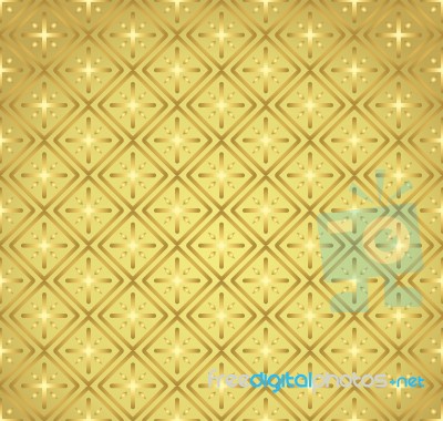 Gold Plus Sign And Rectangle Seamless Pattern On Pastel Backgrou… Stock Image