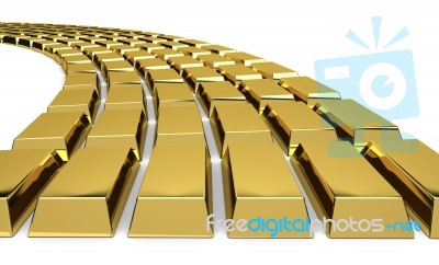 Gold Reserve Stock Image