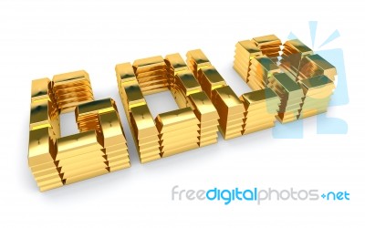 Gold Safe Stock Image