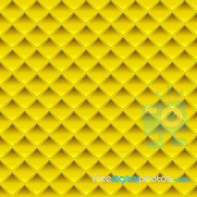 Gold Square Plate Seamless Pattern Stock Image