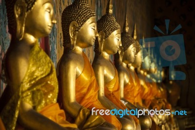 Golden Buddha Stock Photo