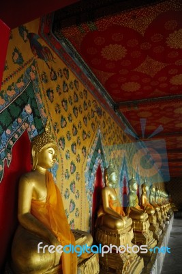 Golden Buddha Stock Photo