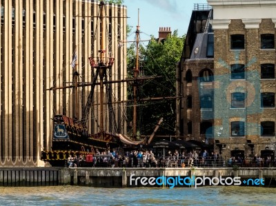 Golden Hind London Stock Photo