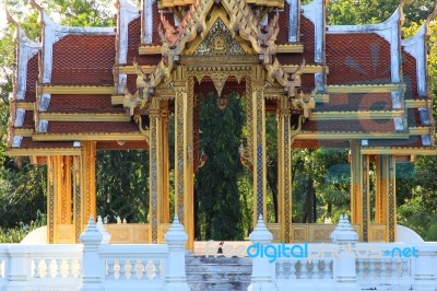 Golden Pavilion Stock Photo